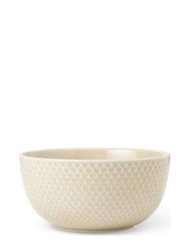 Lyngby Porcelæn Rhombe Earth Bowl Ø13 Cm Marble Kräm