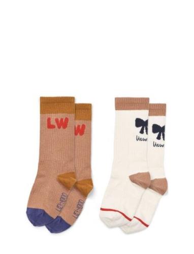 Liewood Annette Socks 2-Pack Multi/patterned