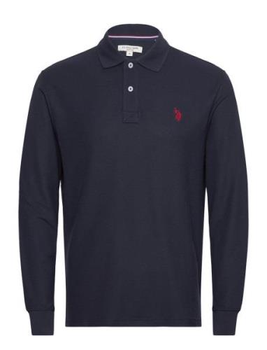 U.S. Polo Assn. Uspa Polo Ls Brett Men Marinblå