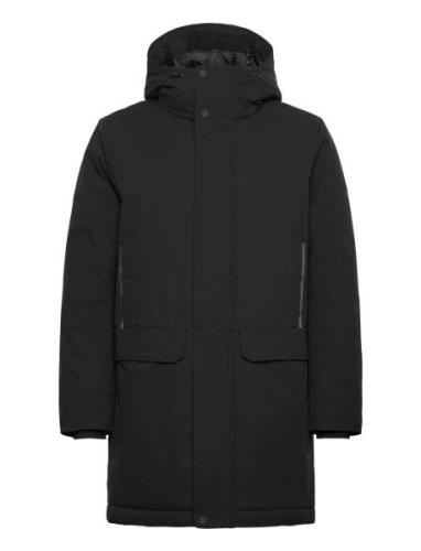 Tom Tailor Tech Hooded Parka Svart