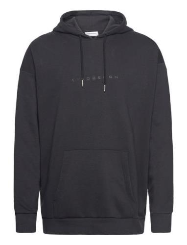 Lindbergh Over D Brand Carrier Hoodie Svart