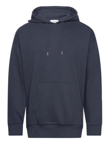 Lindbergh Over D Brand Carrier Hoodie Marinblå