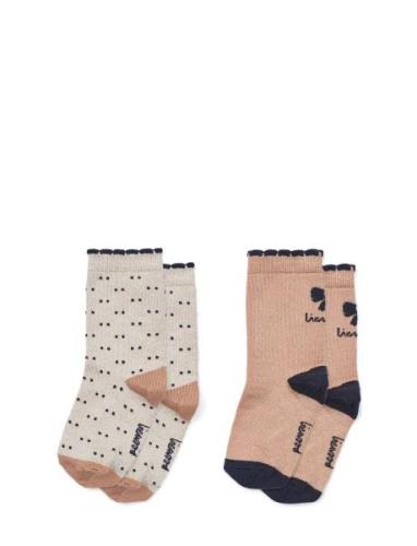 Liewood Azenore Socks 2-Pack Rosa