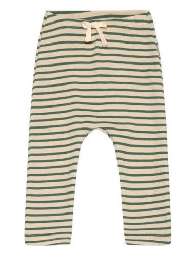 Petit Piao Pants Modal Striped Blå