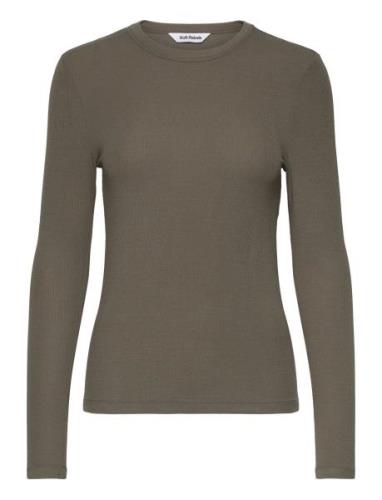 Soft Rebels Srfenja O-Neck Top Khaki Green