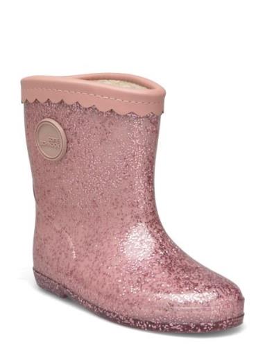 Sofie Schnoor Baby And Kids Mellysk Rubber Boot W. Liining Rosa