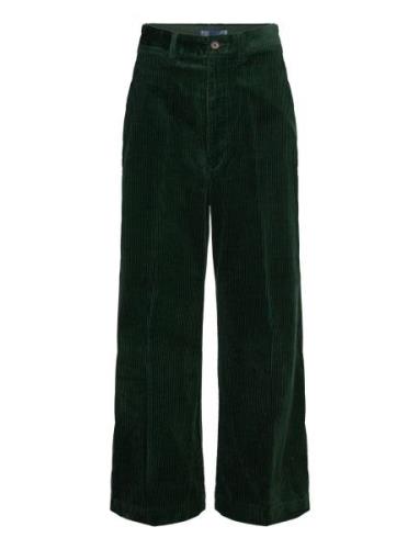 Polo Ralph Lauren Corduroy Wide-Leg Cropped Pant Grön