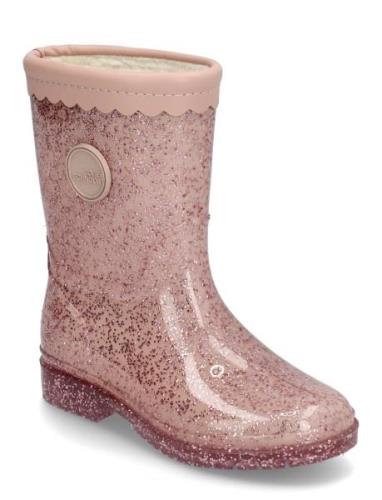 Sofie Schnoor Baby And Kids Jessicask Rubber Boot W. Lining Rosa