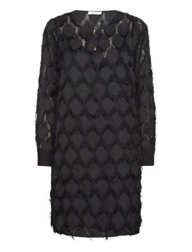 Coster Copenhagen Dress In Fluffy Lace Svart