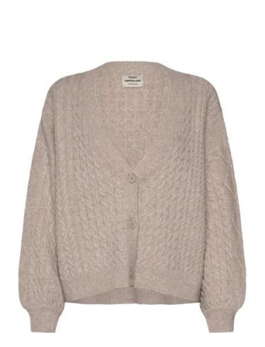 Mads Nørgaard Recycled Wool Mix Ricky Cardigan Beige