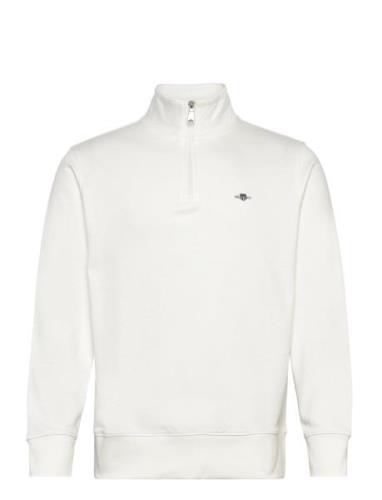 GANT Emb Archive Shield Half Zip Vit