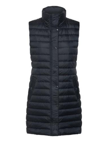 GANT Light Down Long Vest Marinblå