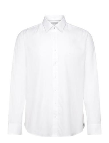 Michael Kors Structured Engineered Slim Shirt Vit