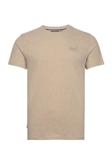 Superdry Essential Logo Emb Tee Beige