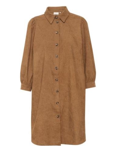 Kaffe Kaeve Corduroy Dress Brun