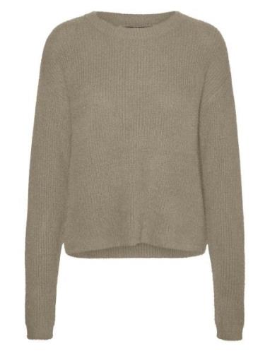 Vero Moda Vmpuff Ls O-Neck Pullover Boo Beige