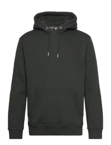 Superdry Essential Logo Hoodie Grön