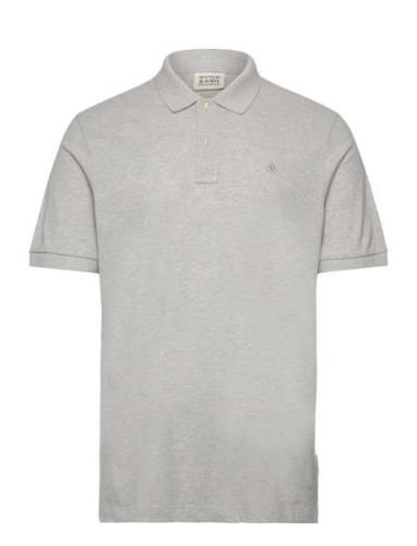 Scotch & Soda Core Logo Pique Polo Grå