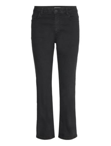 Lindex Trousers Denim Karen Cr Black Svart