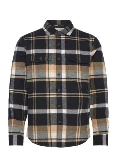 Original Penguin Plaid Flannel Shirt Svart