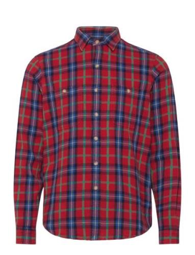 Polo Ralph Lauren Classic Fit Plaid Oxford Workshirt Röd