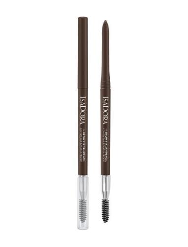 IsaDora The Brow Fix 24H Pencil Longwear & Waterproof 02 Dark Brown Br...