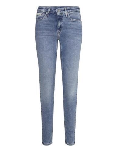 Calvin Klein Jeans Mid Rise Skinny Blå