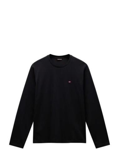 Napapijri Salis Long Sleeve T-Shirt Svart