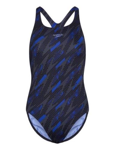 Speedo Womens Hyperboom Allover Medalist Svart