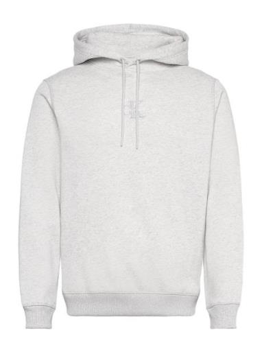 Calvin Klein Jeans Monologo Hoodie Grå