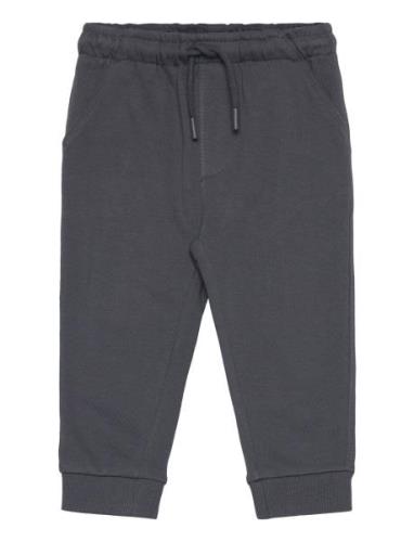 Mango Cotton Jogger-Style Trousers Grå