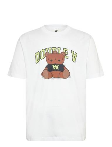 Double A By Wood Wood Wwasa Bear T-Shirt Vit