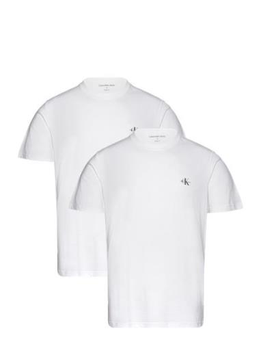 Calvin Klein Jeans 2 Pack Monologo T-Shirt Vit