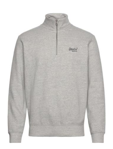 Superdry Essential Logo Henley Grå