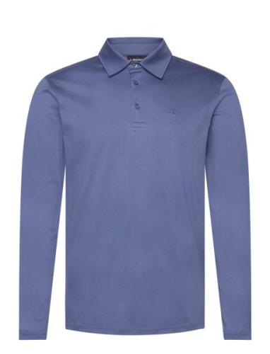 J. Lindeberg Asher Long Sleeve Polo Blå