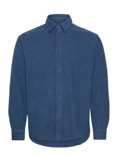 Mads Nørgaard Classic Cord Malte Shirt Blå