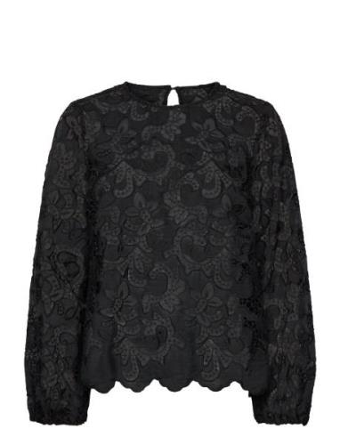 Minus Msmisala Long Sleeve Lace Blouse Svart