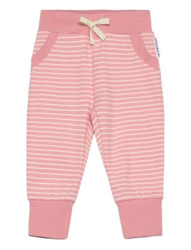 Geggamoja Longpants Pink/Offwhite 06 74/80 Rosa