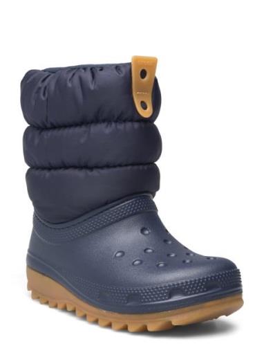 Crocs Classic Neo Puff Boot T Marinblå