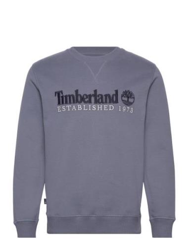 Timberland Established 1973 Embroidery Logo Brush Back Crew Neck Folks...