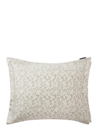 Lexington Home Grapevine Printed Cotton Sateen Pillowcase Beige