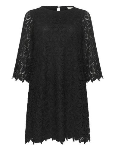 Kaffe Curve Kcemma Lace Dress Svart