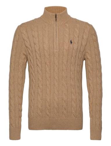 Polo Ralph Lauren Cable-Knit Cotton Sweater Beige