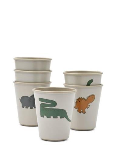 Lana Cup 6-Pack Home Meal Time Cups & Mugs Cups Beige Liewood