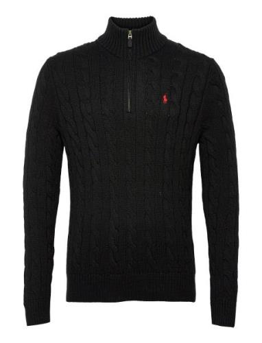 Polo Ralph Lauren Cable-Knit Cotton Sweater Svart