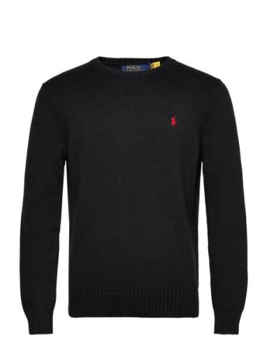 Polo Ralph Lauren Cotton Crewneck Sweater Svart