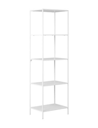 House Nordic Rasa - Shelf, 5 Shelves, White Frame 51X35X170 Cm Vit