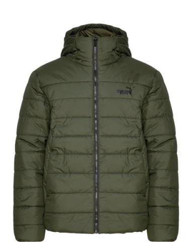 PUMA Ess Hooded Padded Jacket Khaki Green