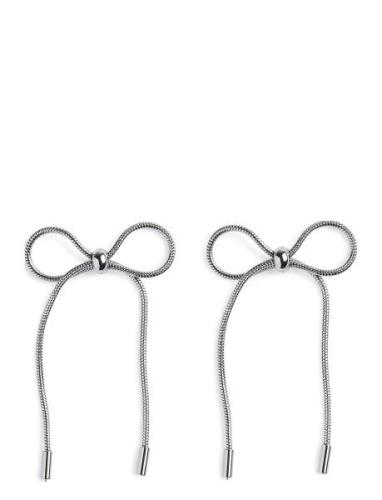 Pieces Pcpernille Bow Earrings Silver