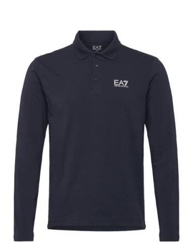 EA7 Polo Shirt Marinblå